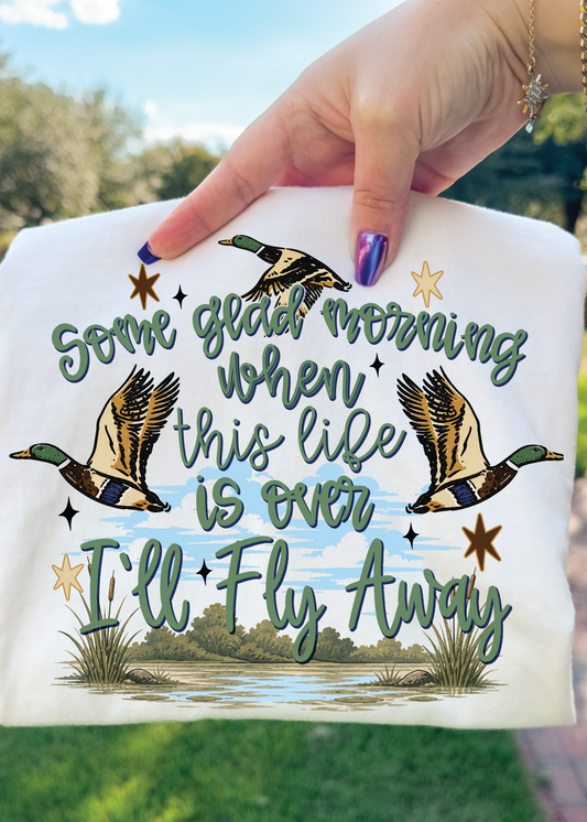 I'll Fly Away Comfort Color Tee