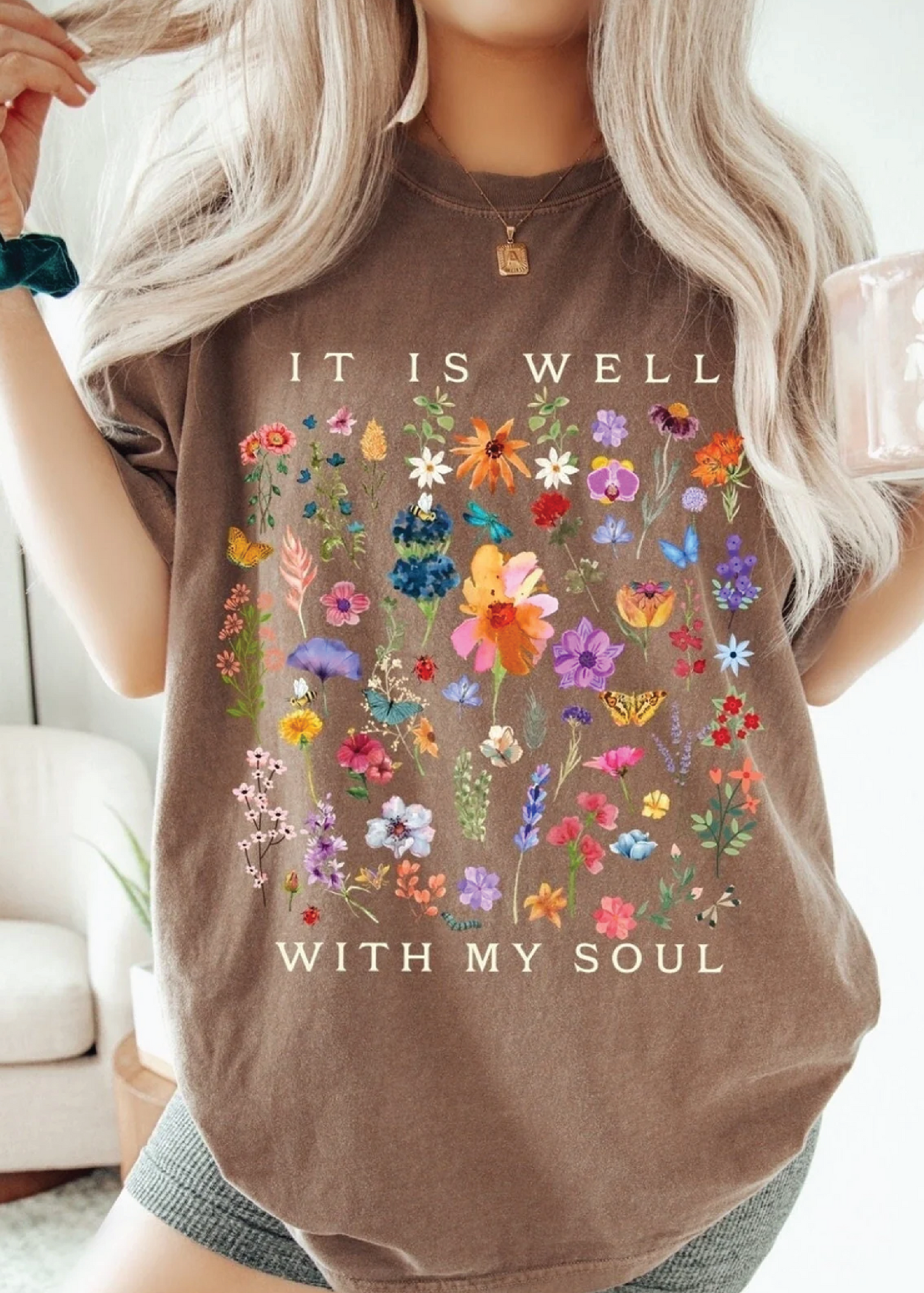 It Is Well Comfort Color Graphic Tee