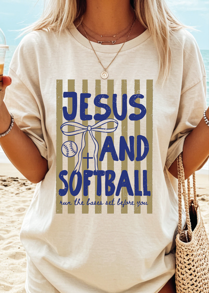 Jesus and Ball Comfort Color Tees