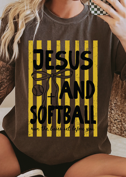 Jesus and Ball Comfort Color Tees