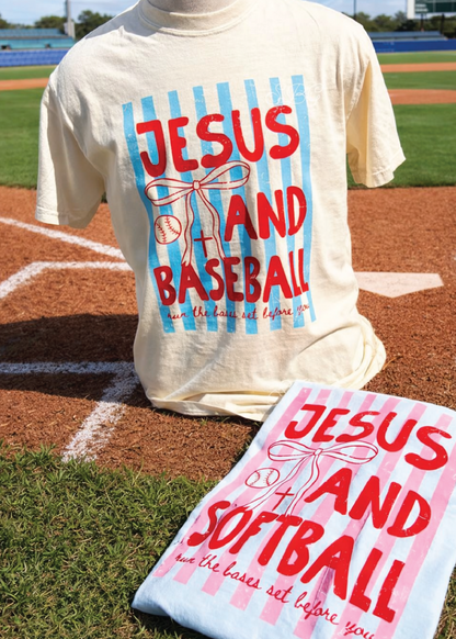 Jesus and Ball Comfort Color Tees