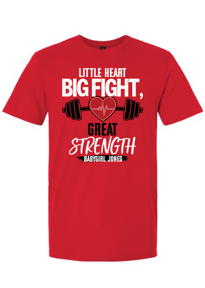 BABYGIRL JONES LITTLE HEART BIG FIGHT SHIRT