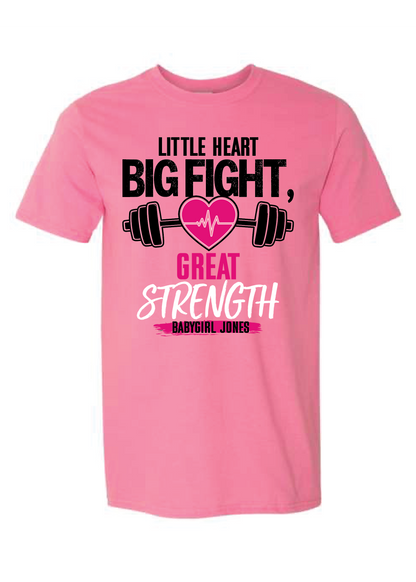 BABYGIRL JONES LITTLE HEART BIG FIGHT SHIRT