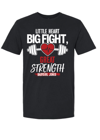 BABYGIRL JONES LITTLE HEART BIG FIGHT SHIRT
