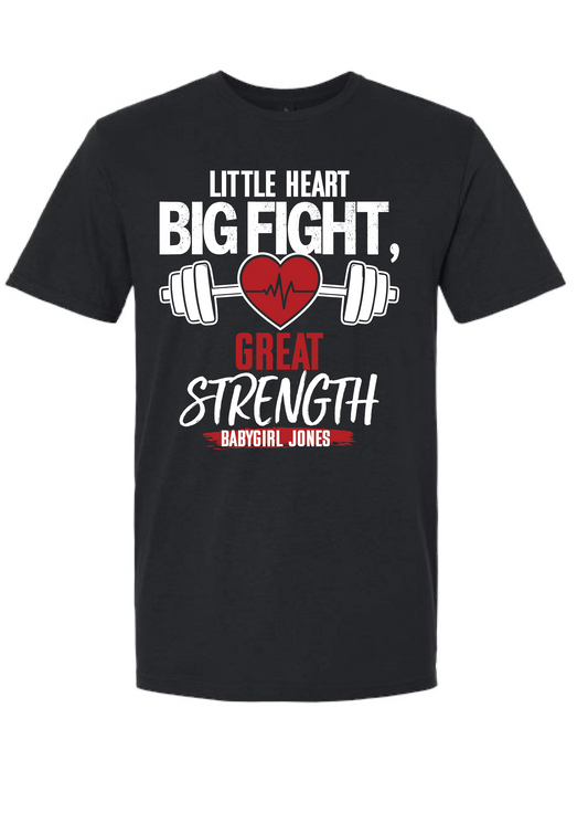 BABYGIRL JONES LITTLE HEART BIG FIGHT SHIRT