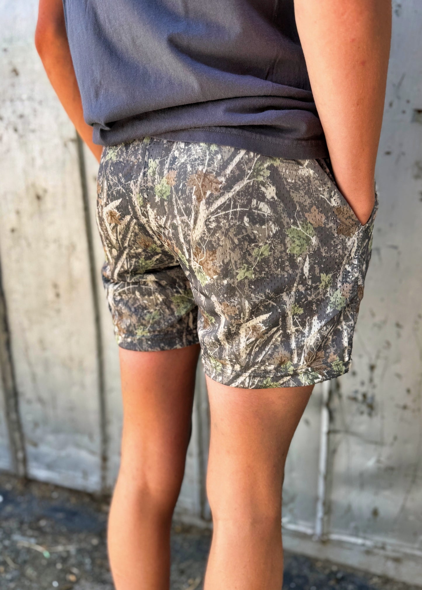 Camo Retro Mesh Shorts