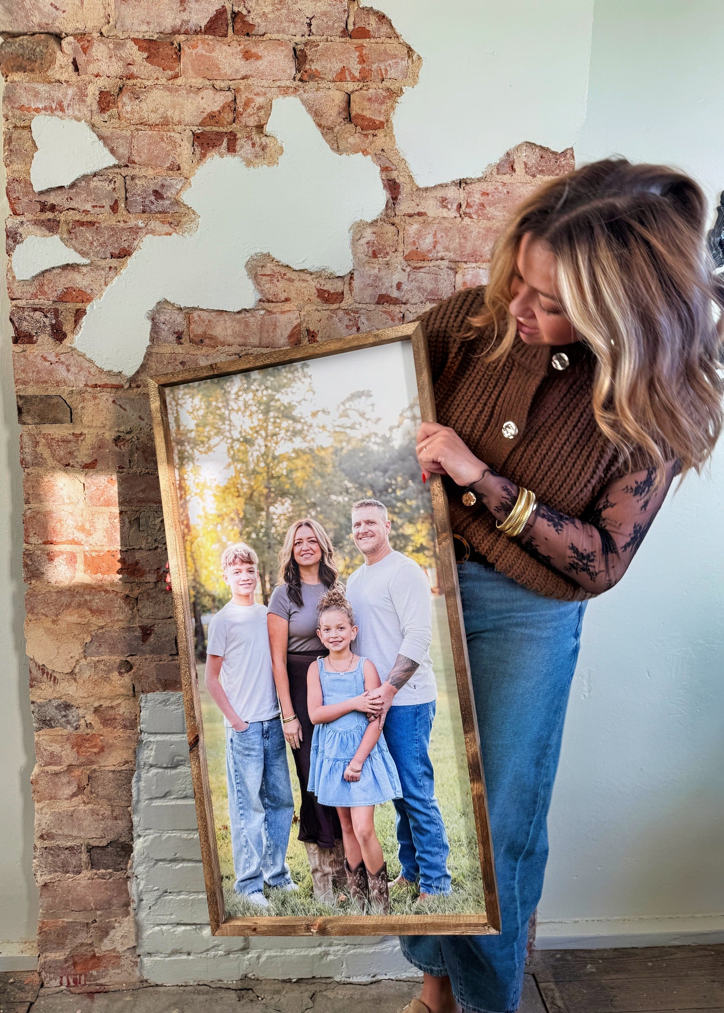 DownHome Woods 18x36 Photo and Frame