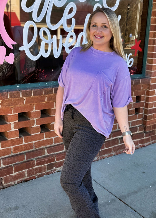 Flare Raw Hem Jogger Jeans