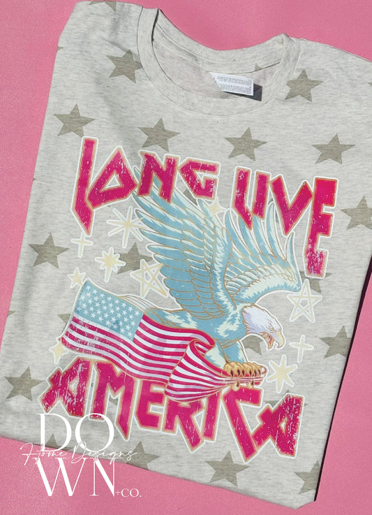 Long Live Pink America Tee