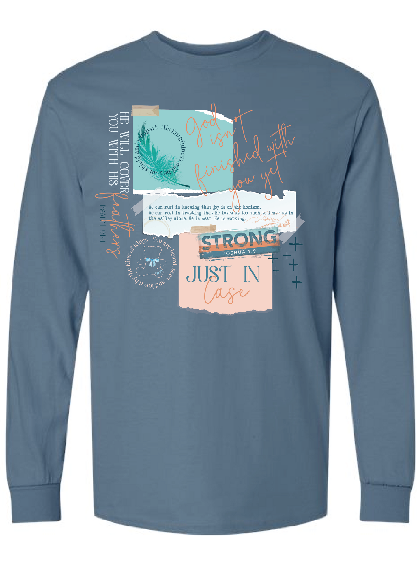 Just in Case Writings Collage Long Sleeve