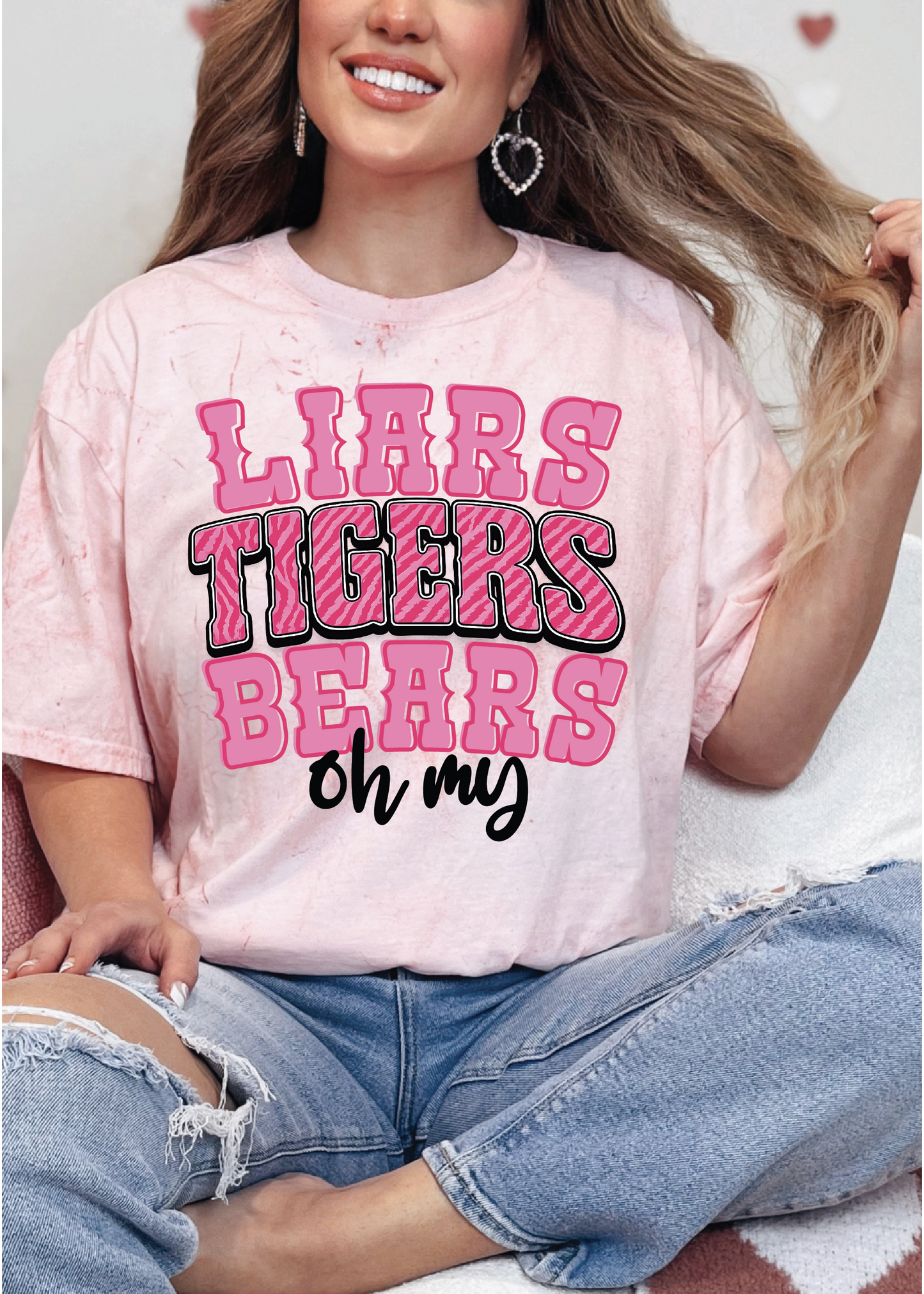 Liars Tigers and Bears Color Blast Tee