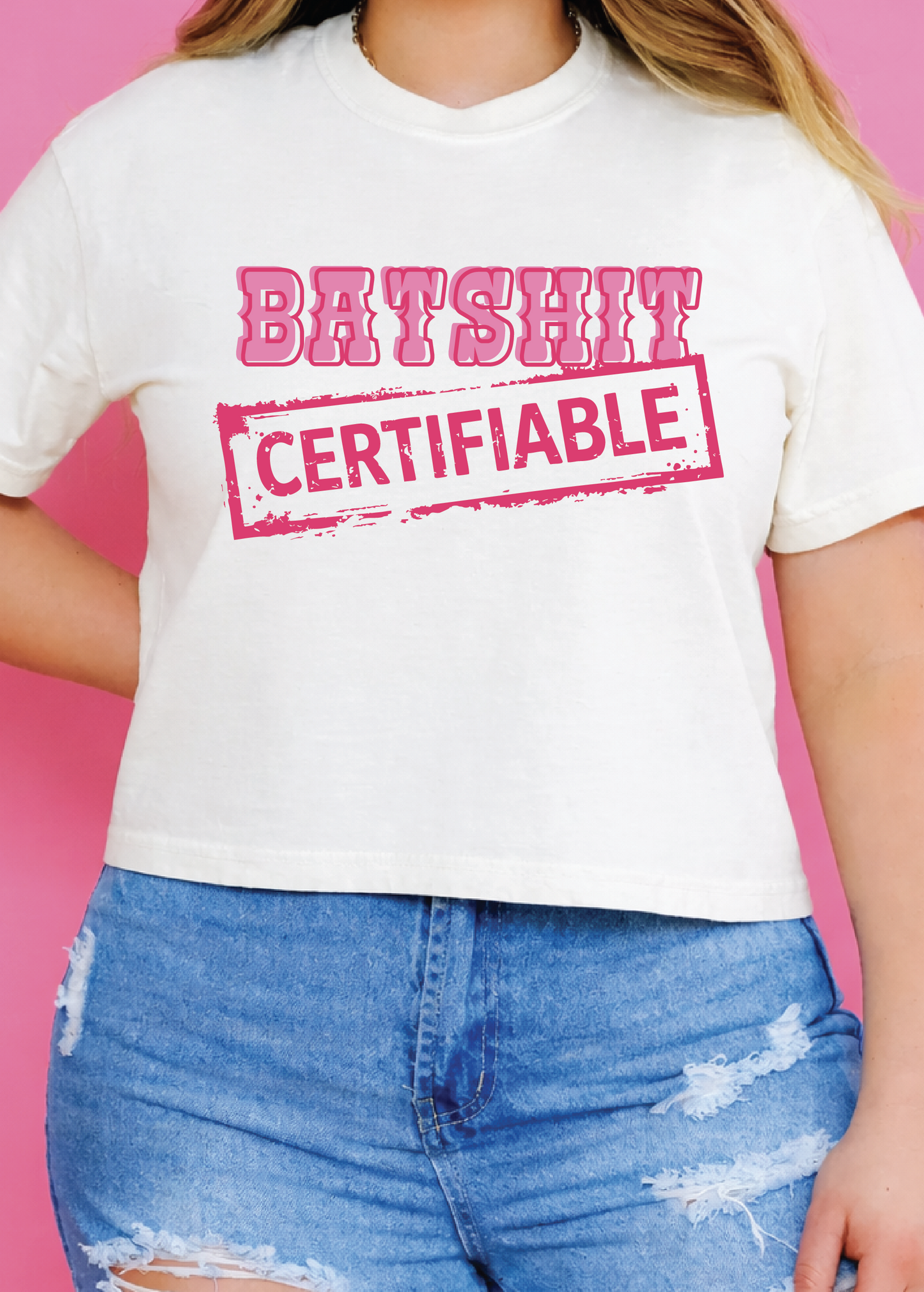 Batshit Certifiable Cropped Comfort Color