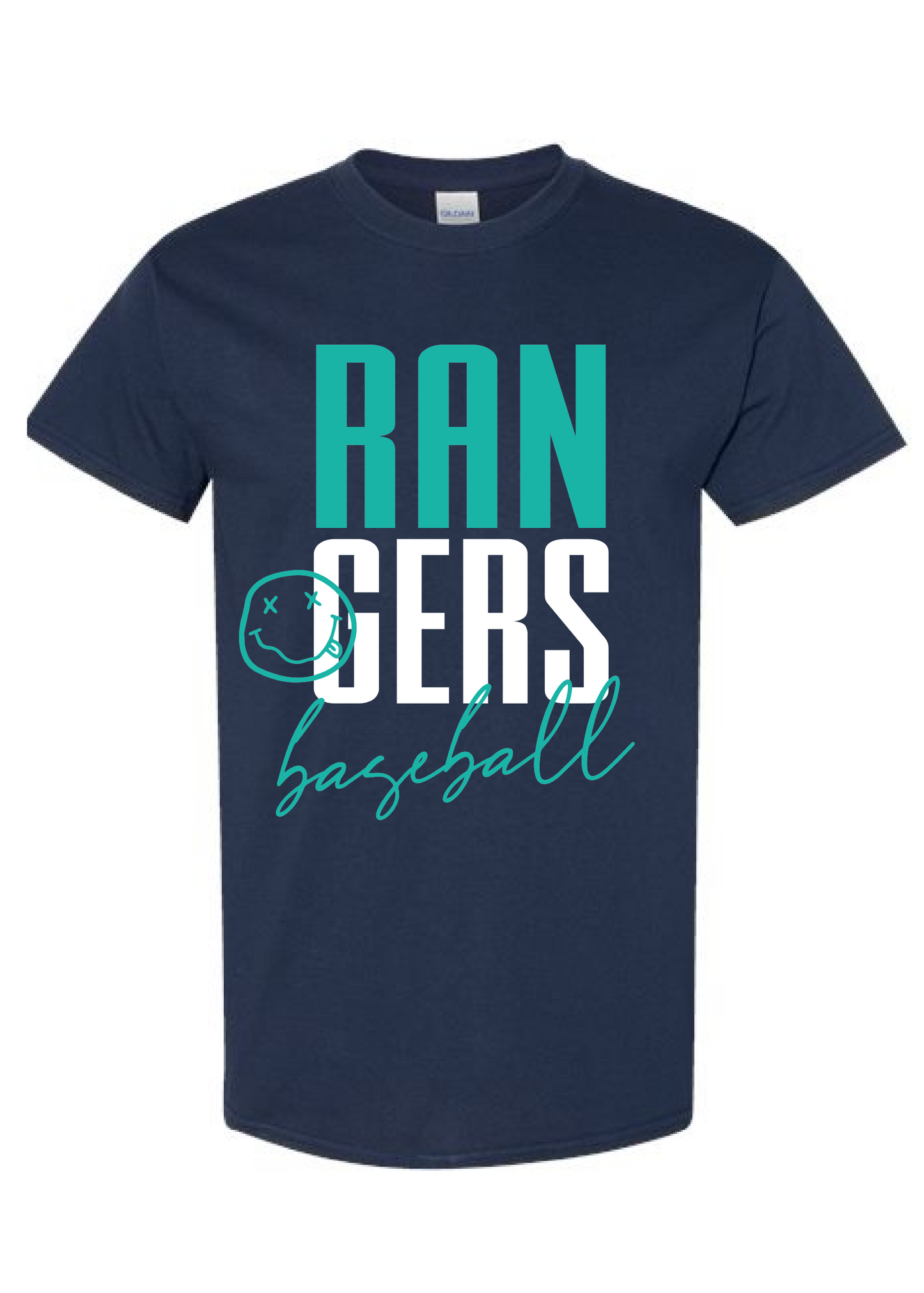 Rangers Smiley Graphic Tee