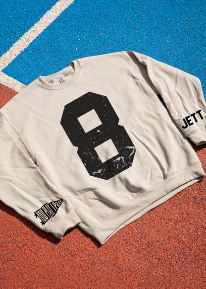 Sports Number Custom Sweatshirt