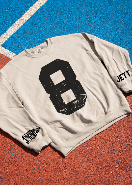 Sports Number Custom Sweatshirt