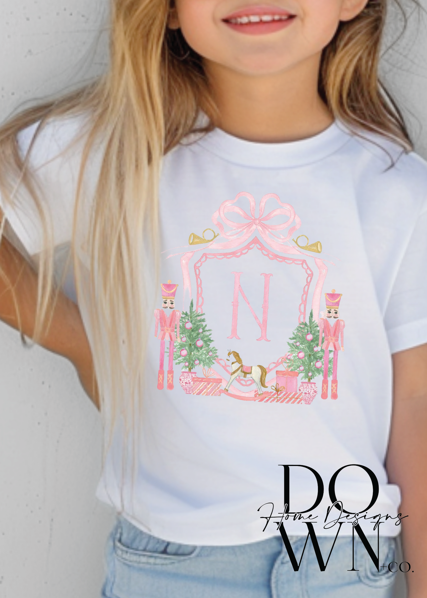 Personalized Nutcracker Tee PINK