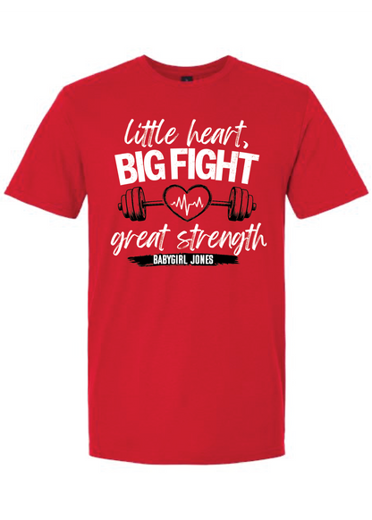 BABYGIRL JONES LITTLE HEART BIG FIGHT SHIRT