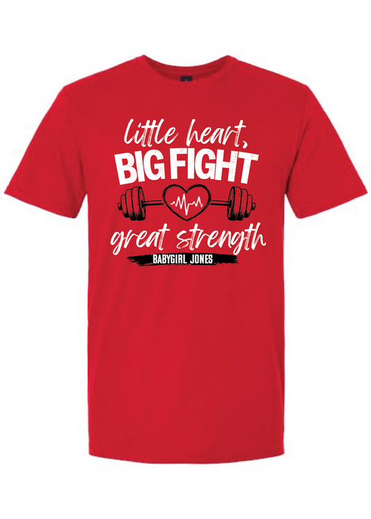 BABYGIRL JONES LITTLE HEART BIG FIGHT SHIRT