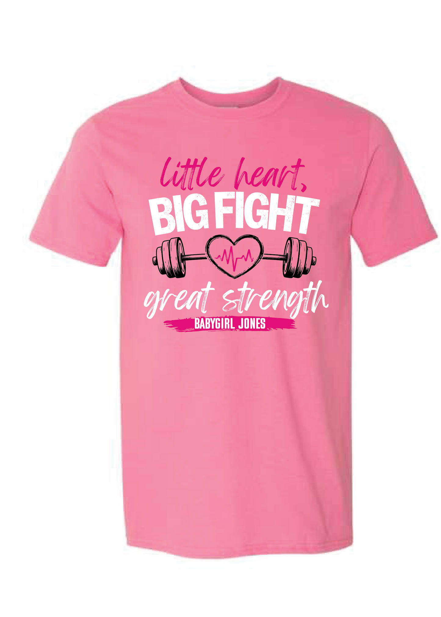 BABYGIRL JONES LITTLE HEART BIG FIGHT SHIRT