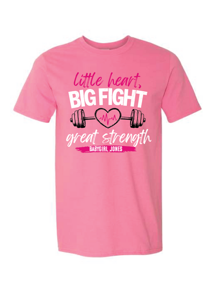 BABYGIRL JONES LITTLE HEART BIG FIGHT SHIRT