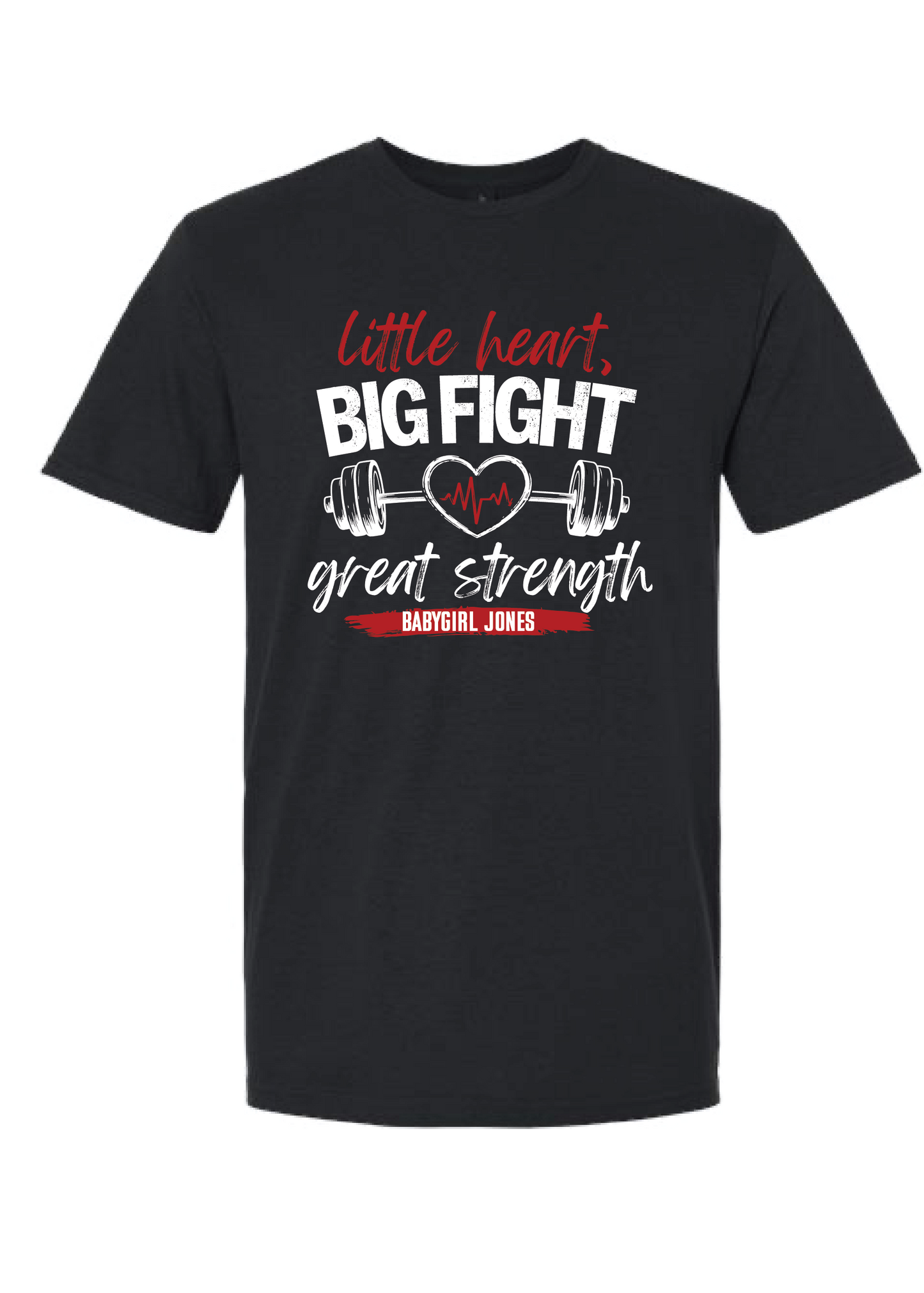 BABYGIRL JONES LITTLE HEART BIG FIGHT SHIRT