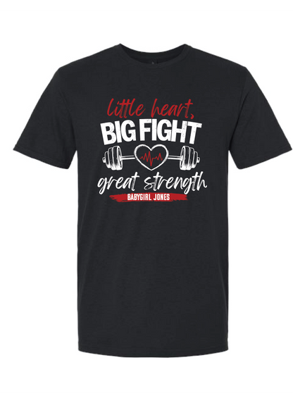 BABYGIRL JONES LITTLE HEART BIG FIGHT SHIRT