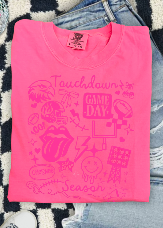 Pink Out Comfort Color Gameday