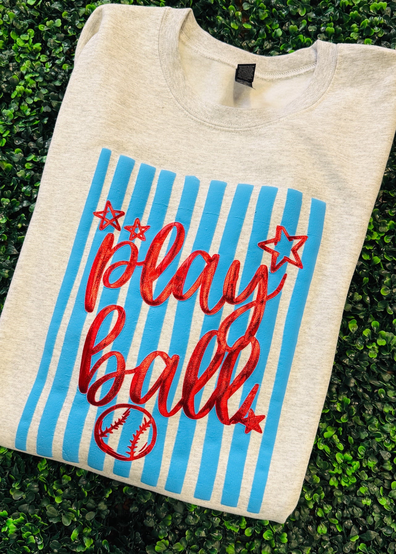Play Ball Sweatshirt Puff + Printed