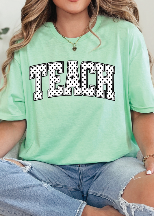 Polka Dot Custom Graphic Tee