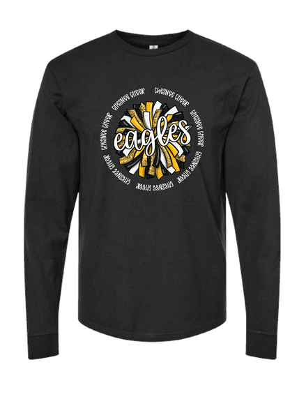 Eagles Spirit Pom Long Sleeve Tee