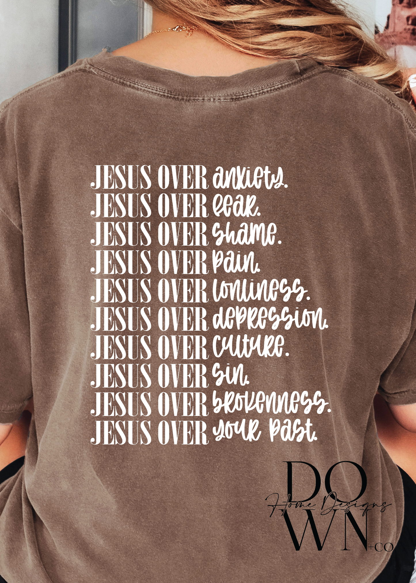 Jesus Over Everything Comfort Color Tee