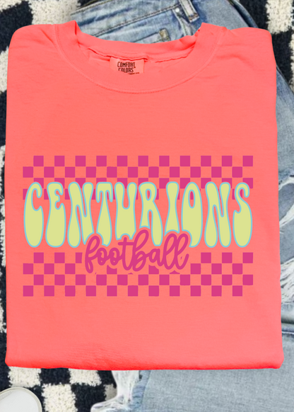 Bright Checkered Comfort Color Tee