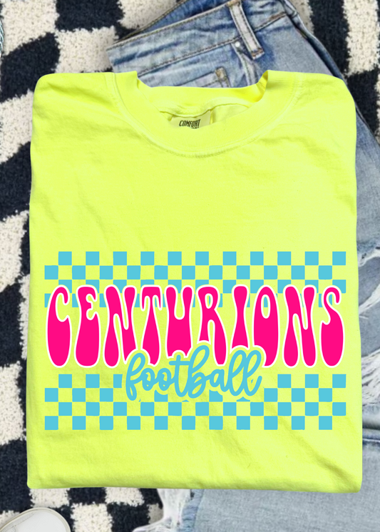 Bright Checkered Comfort Color Tee