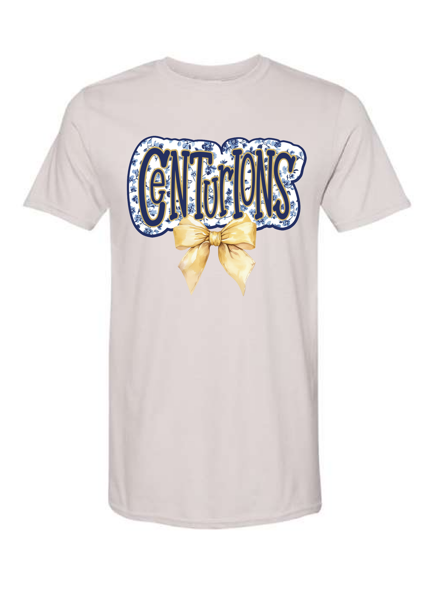 Blue Toile Graphic Tee