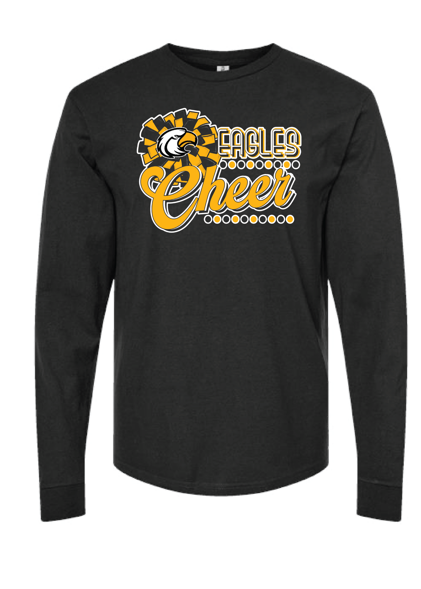 Eagles Retro Cheer Long Sleeve Tee