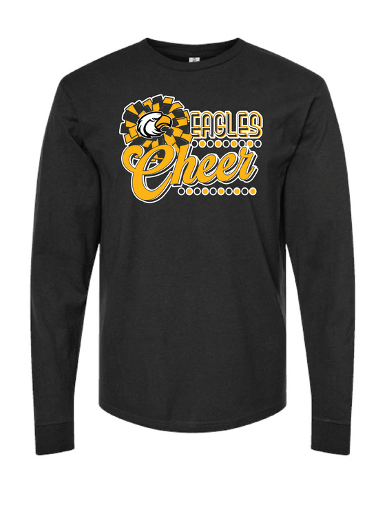 Eagles Retro Cheer Long Sleeve Tee