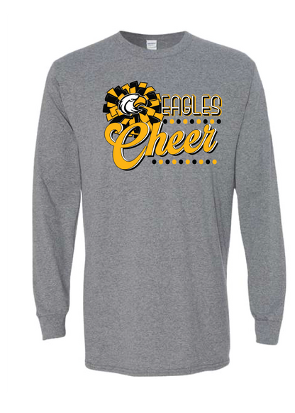 Eagles Retro Cheer Long Sleeve Tee