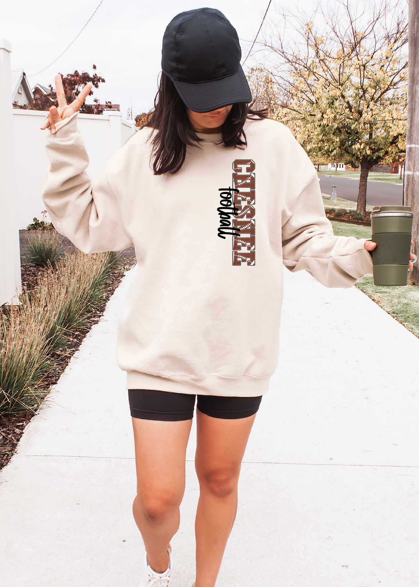 Custom Sports Team Number Sweatshirt