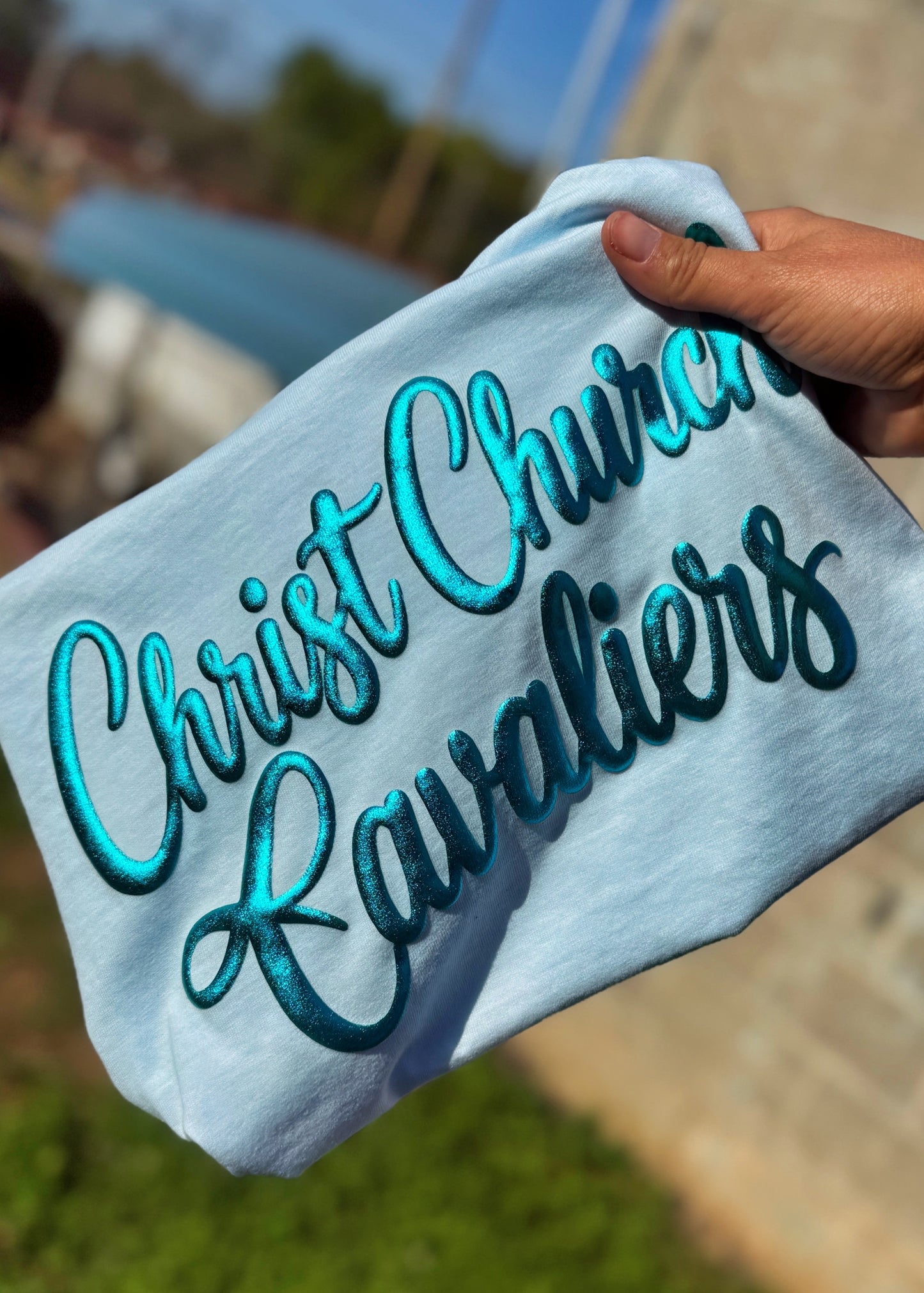 Comfort Color Metallic Puff Graphic Tee