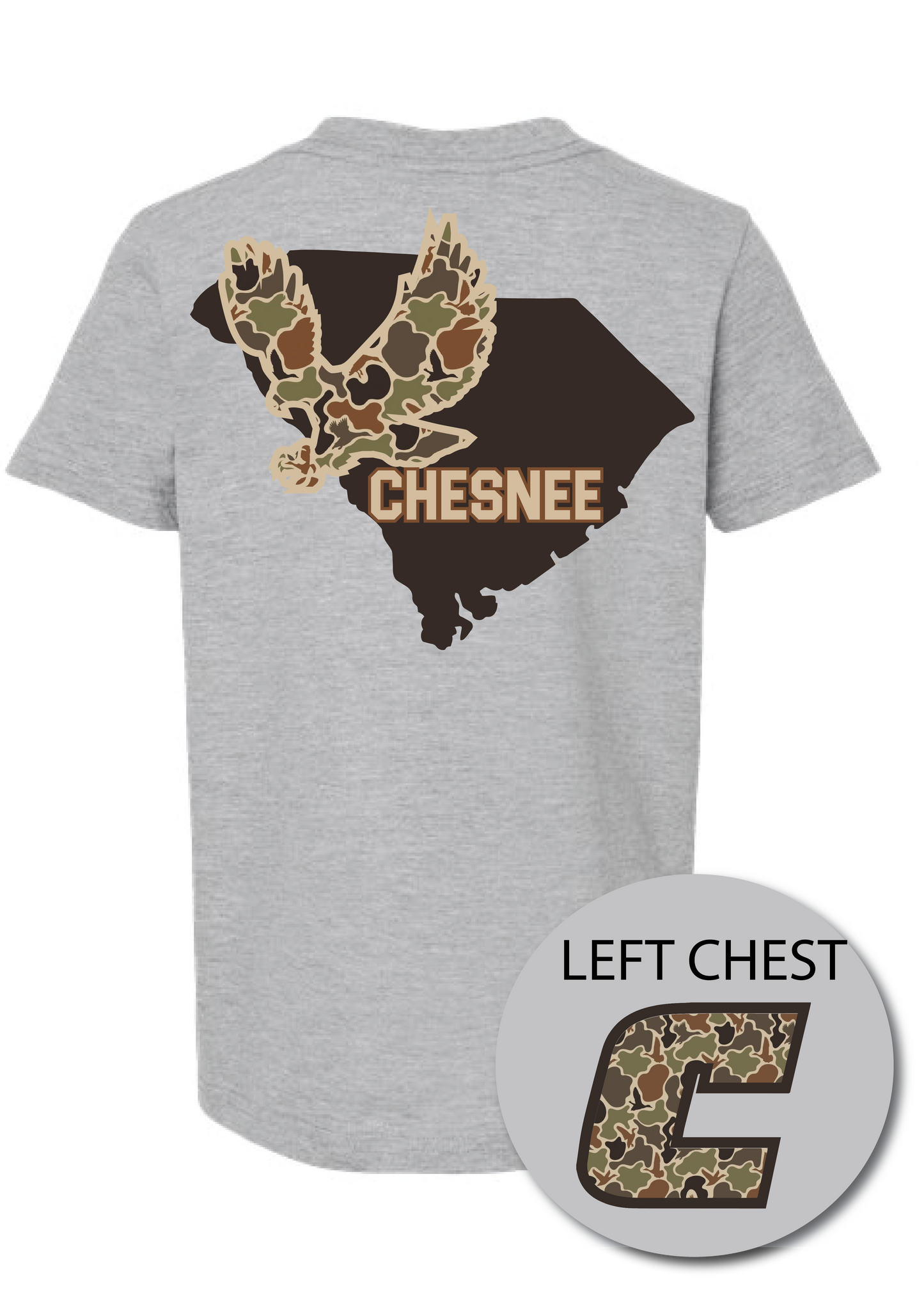 SC Eagles Duck Camo ADULT Tee