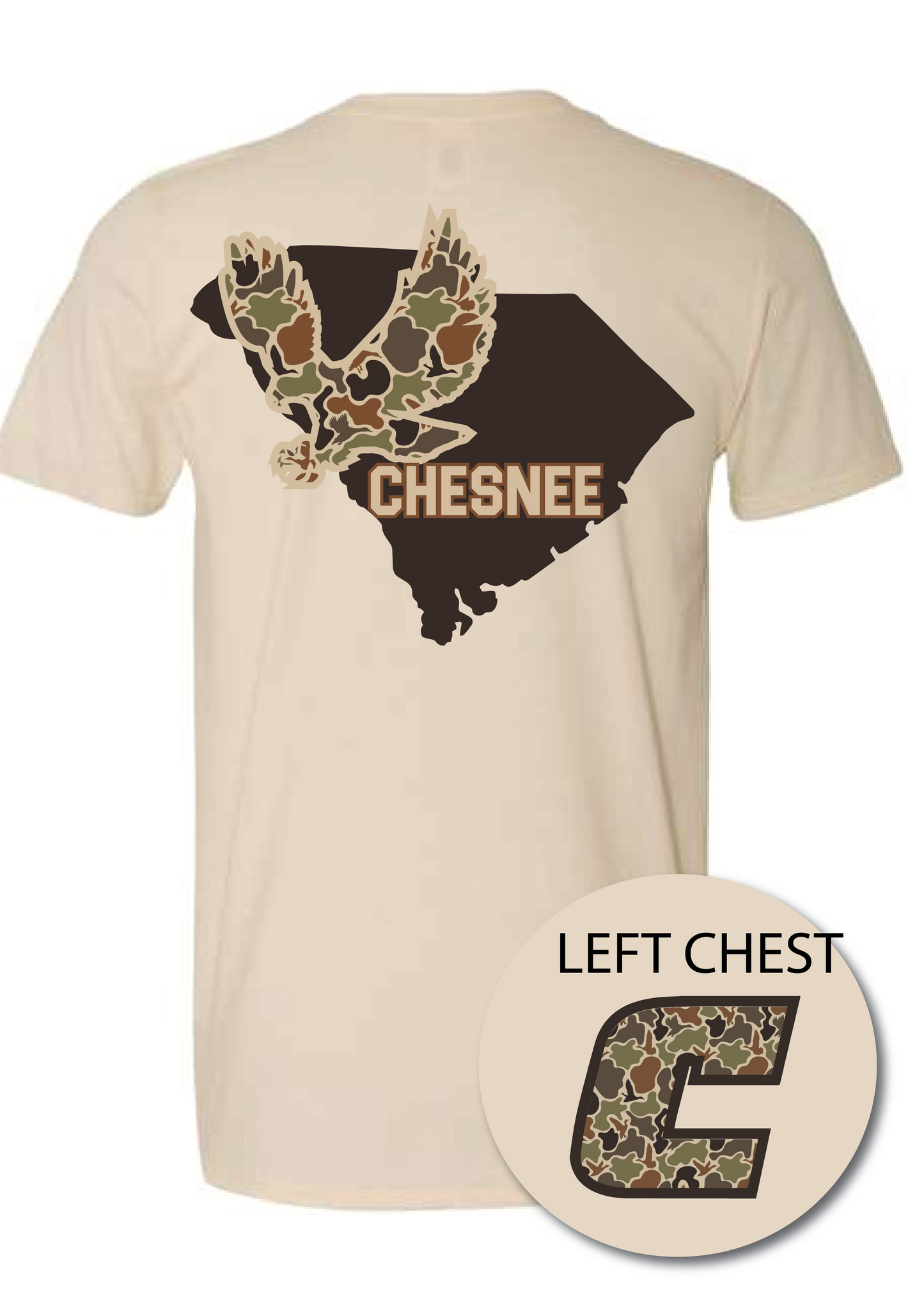 SC Eagles Duck Camo ADULT Tee