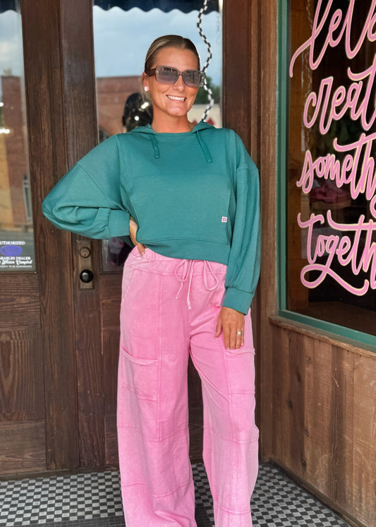 Simply Contrast Hoodie