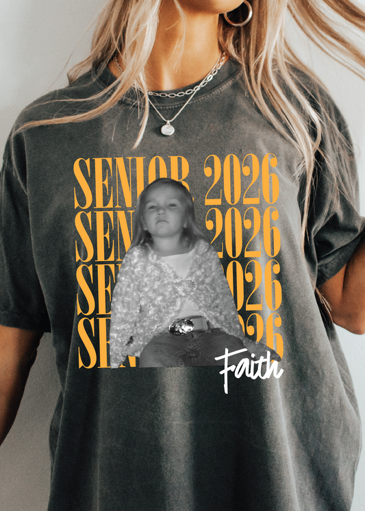 Custom Senior Comfort Color Tee