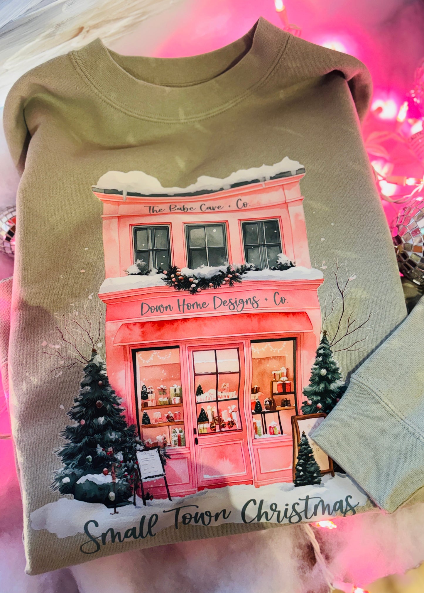 Local Small Town Christmas Sweatshirt