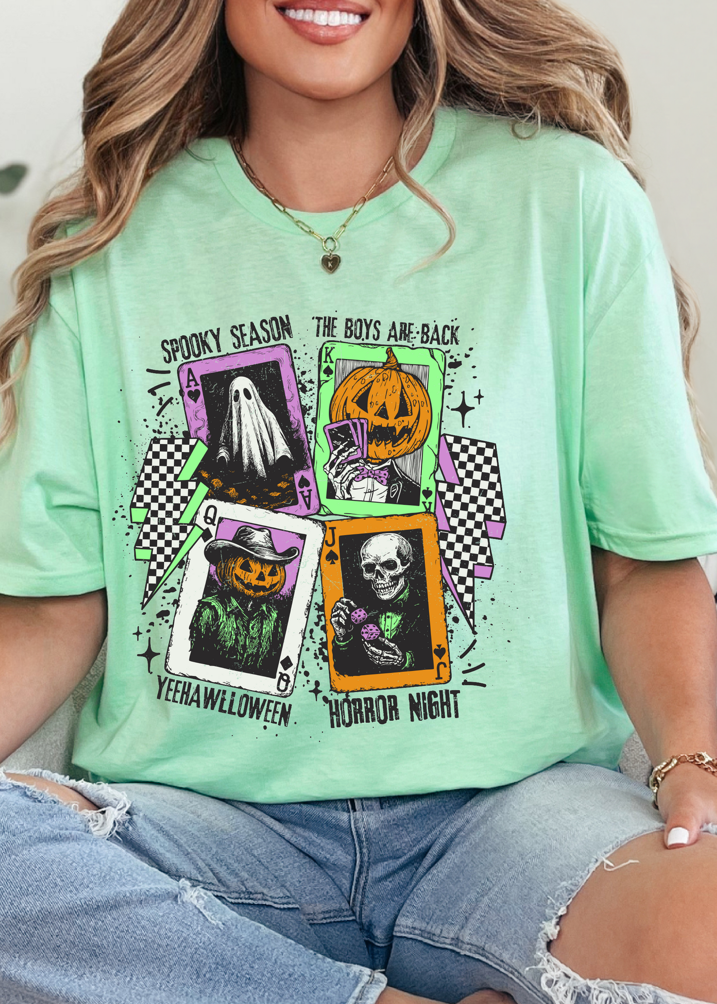 Spooky Cards Graphic Tee