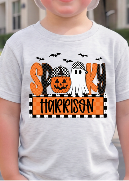 Checkered Boo Crew Tee