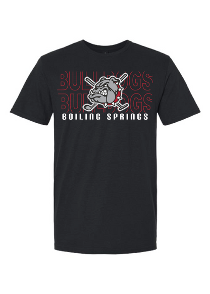 Boiling Springs Stacked Retro Graphic
