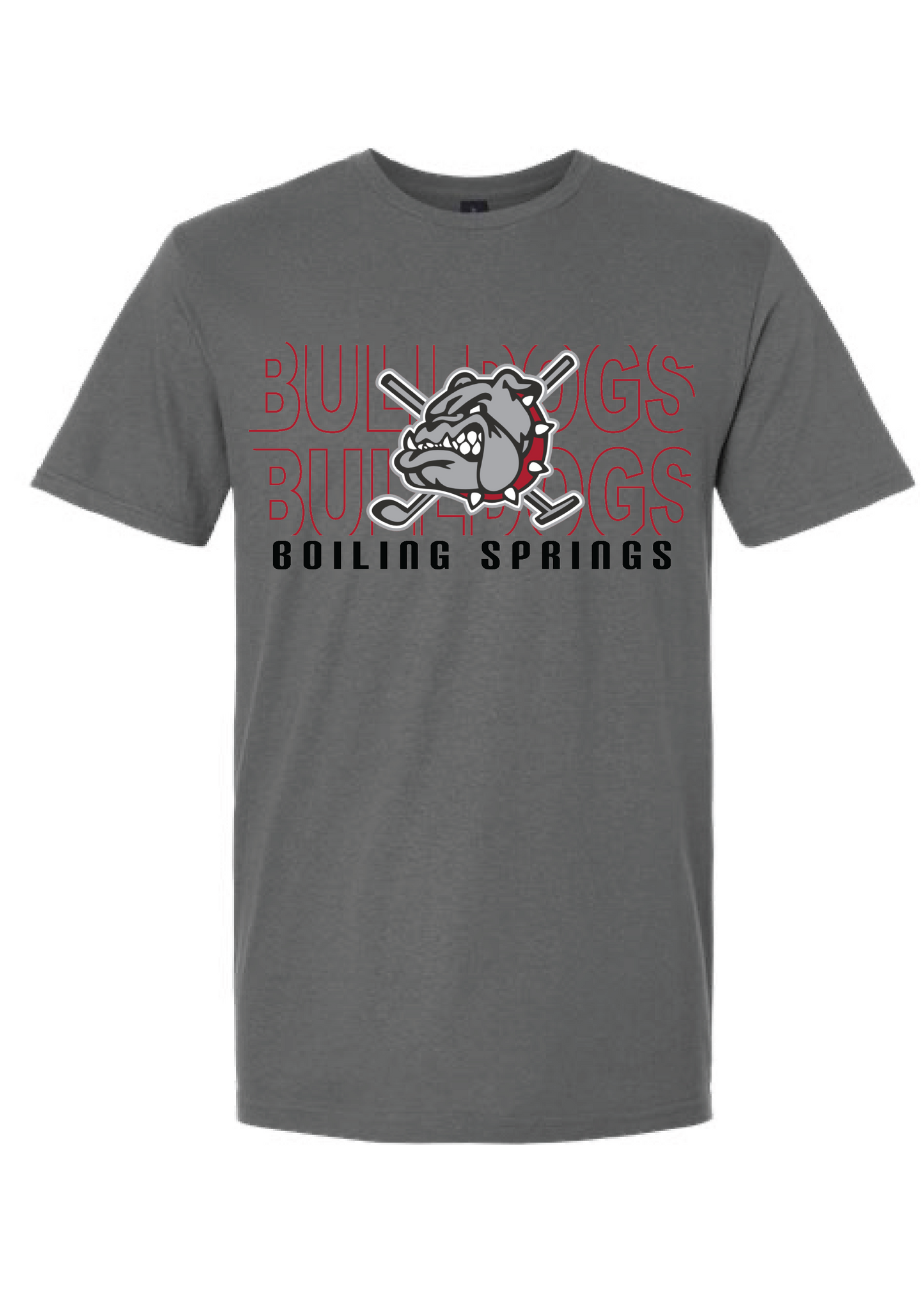 Boiling Springs Stacked Retro Graphic
