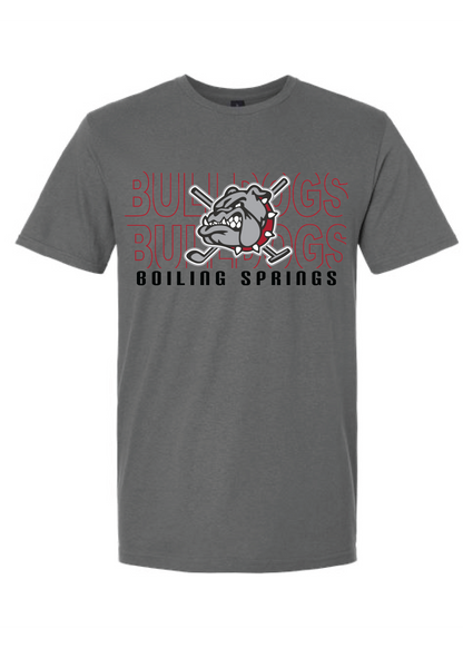 Boiling Springs Stacked Retro Graphic
