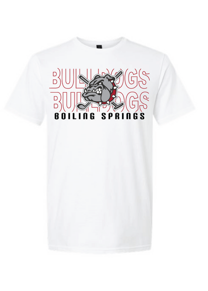 Boiling Springs Stacked Retro Graphic
